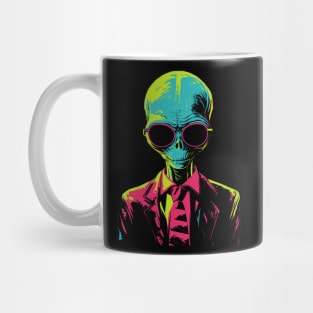 Funny UFO Alien Gifts Men Women Kids Funny Sunglasses Alien Mug